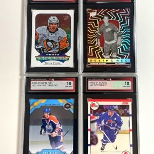 Hockey Legends Hall of Fame - Crosby, Howe, Gretzky & Sakic KSA 10 4-Card Bundle