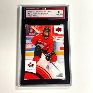 2025 UD Team Can. Jrs. Gavin McKenna Red Foil Single Card