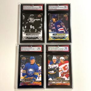 4-Pack Young Guns UD Canvas Bundle - Lamoureux, Othmann, Ostlund & Dvorsky/Parekh