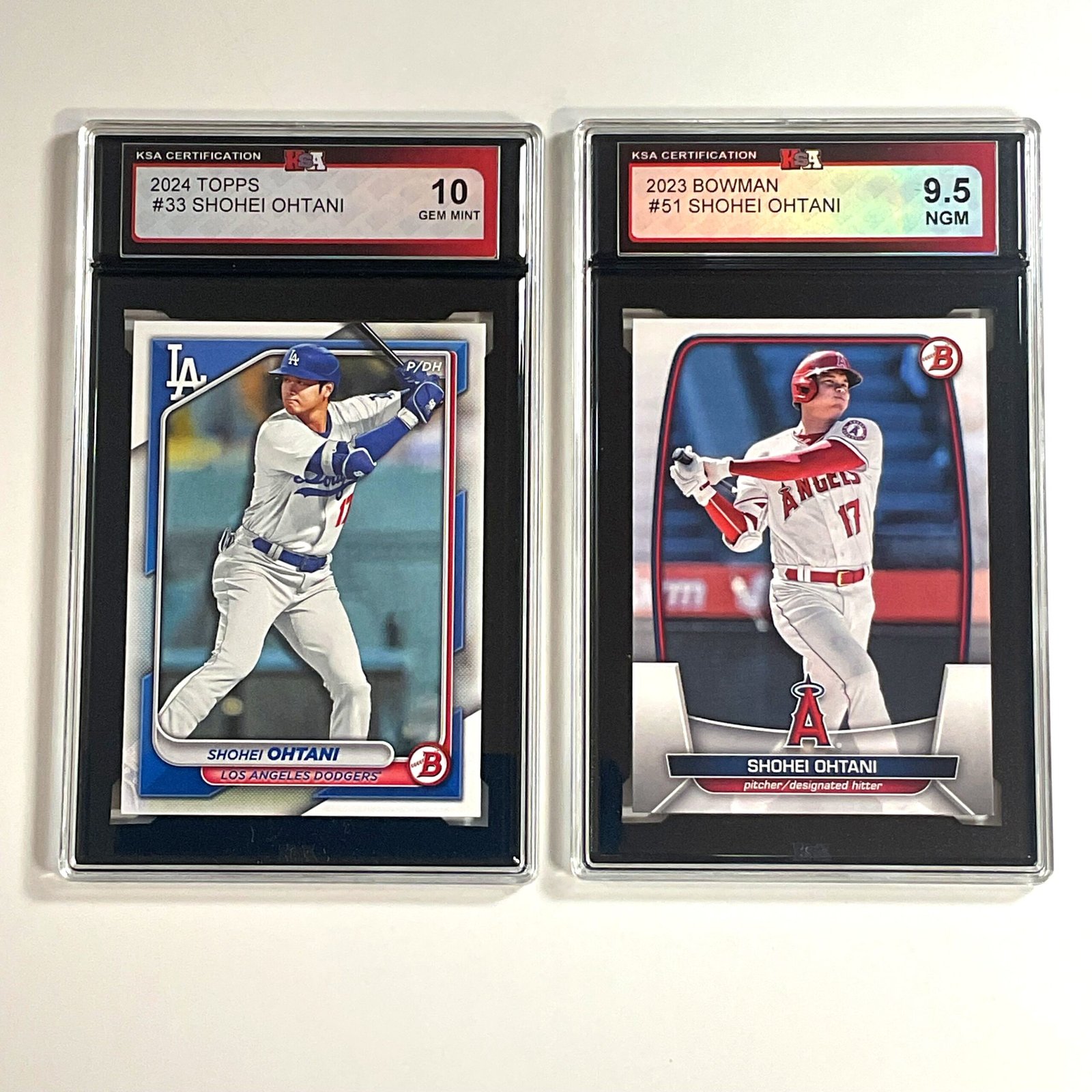 Shohei Ohtani 2-Card Pack – 2024 Topps & 2023 Bowman KSA