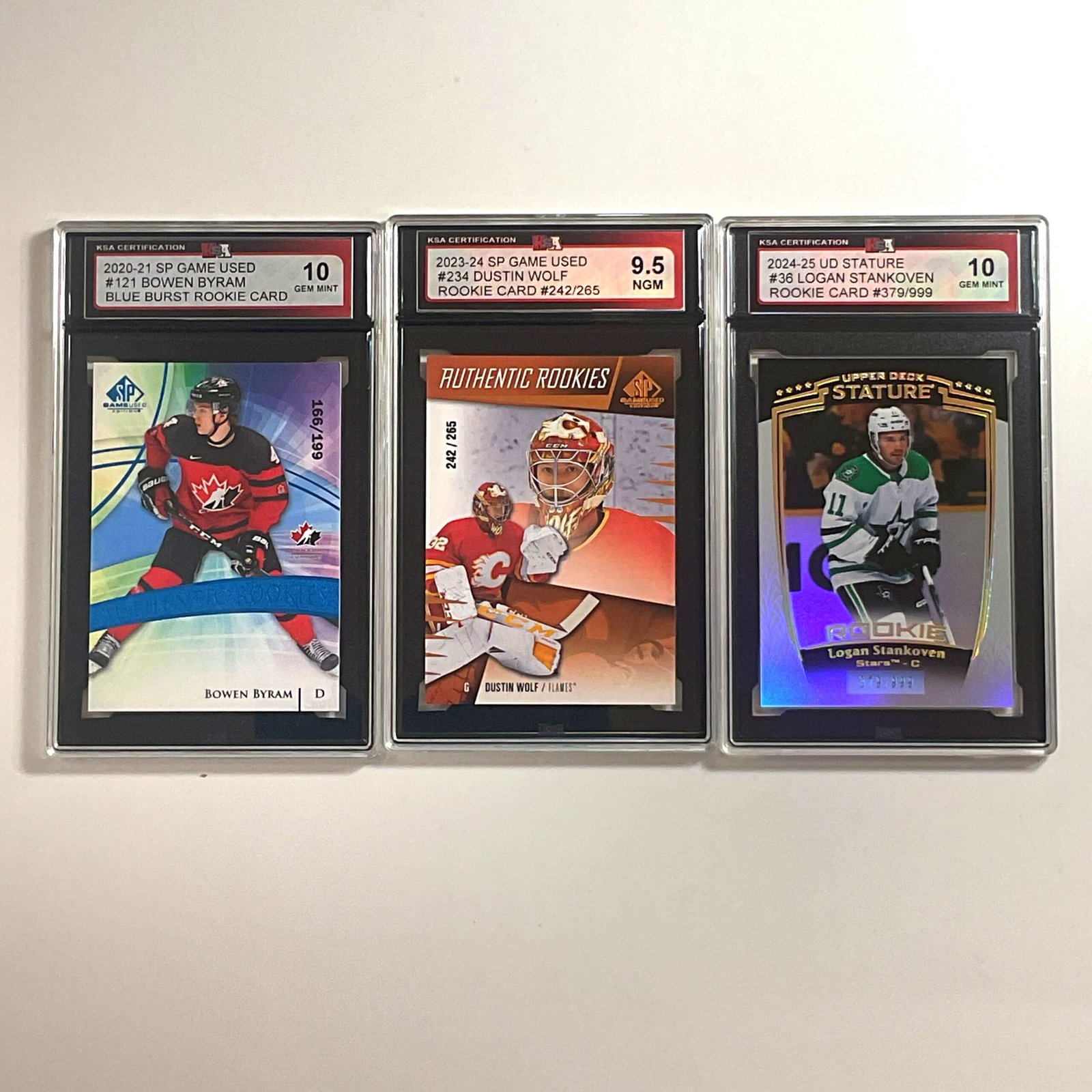 Rookie Numbered Bundle – Byram, Wolf & Stankoven 3-Card Bundle
