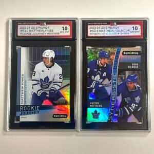 2023-24 UD Synergy - Knies Rookie Journey & Matthews/Gilmour Synergistic Duos 2-Card Bundle