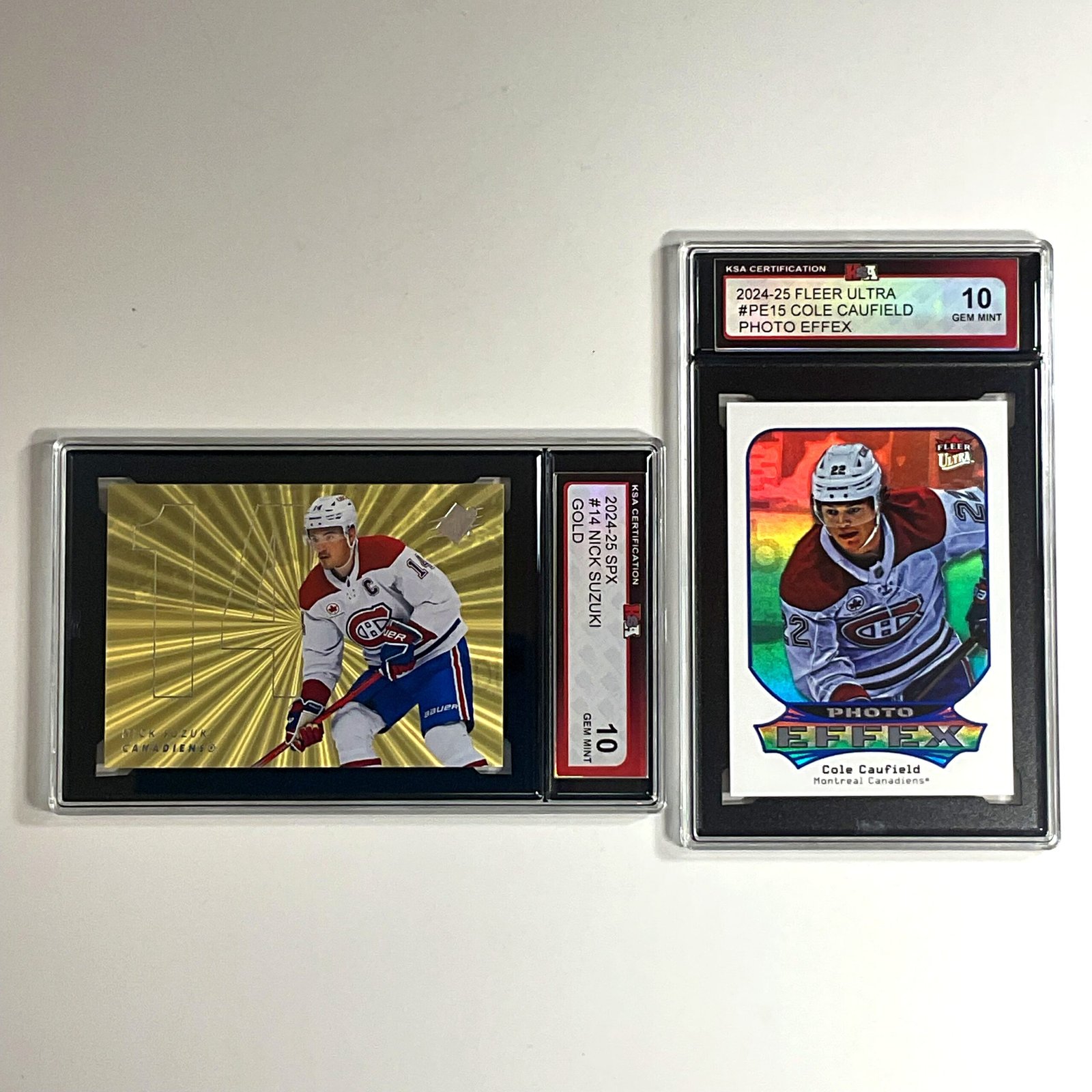 2024-25 Suzuki Gold & Caufield Photo Effex 2-Card Bundle