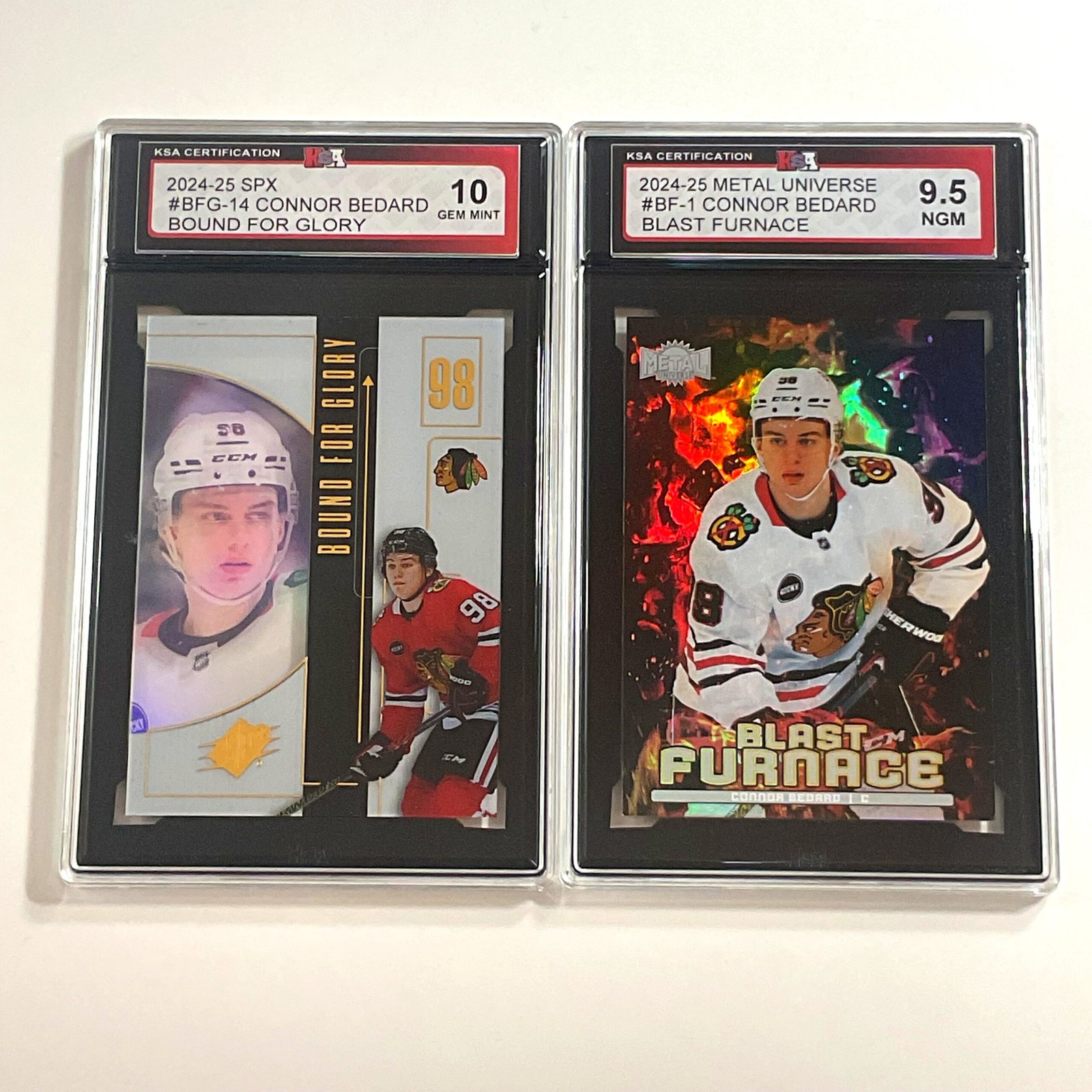 Connor Bedard Bound for Glory & Blast Furnace 2-Card Bundle