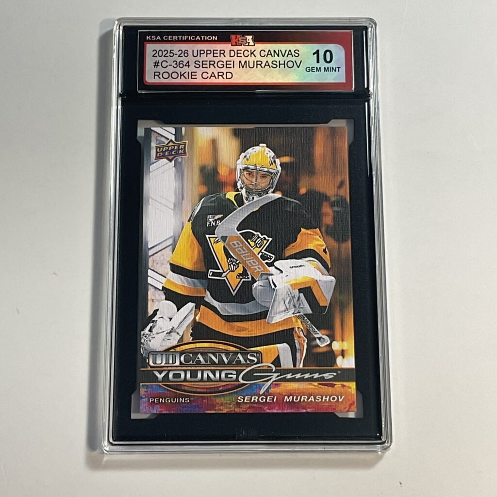 2025-26 Upper Deck Canvas Sergei Murashov #C-364 Young Guns Canvas Rookie KSA 10