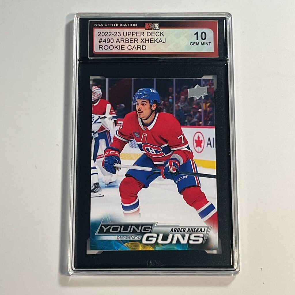 2022-23 Upper Deck Arber Xhekaj #490 Young Guns Rookie Card KSA 10