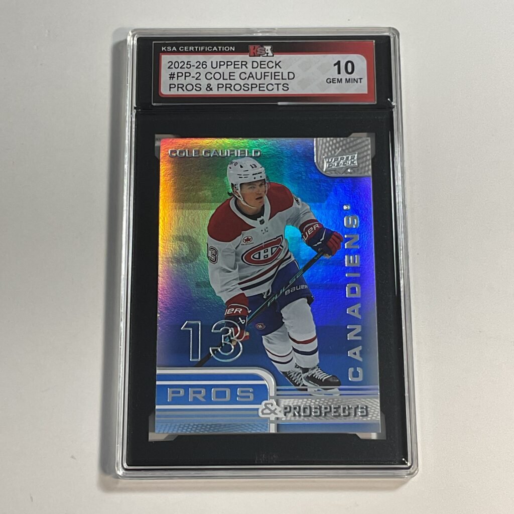 2025-26 Upper Deck Cole Caufield #PP-2 Pros & Prospects KSA 10