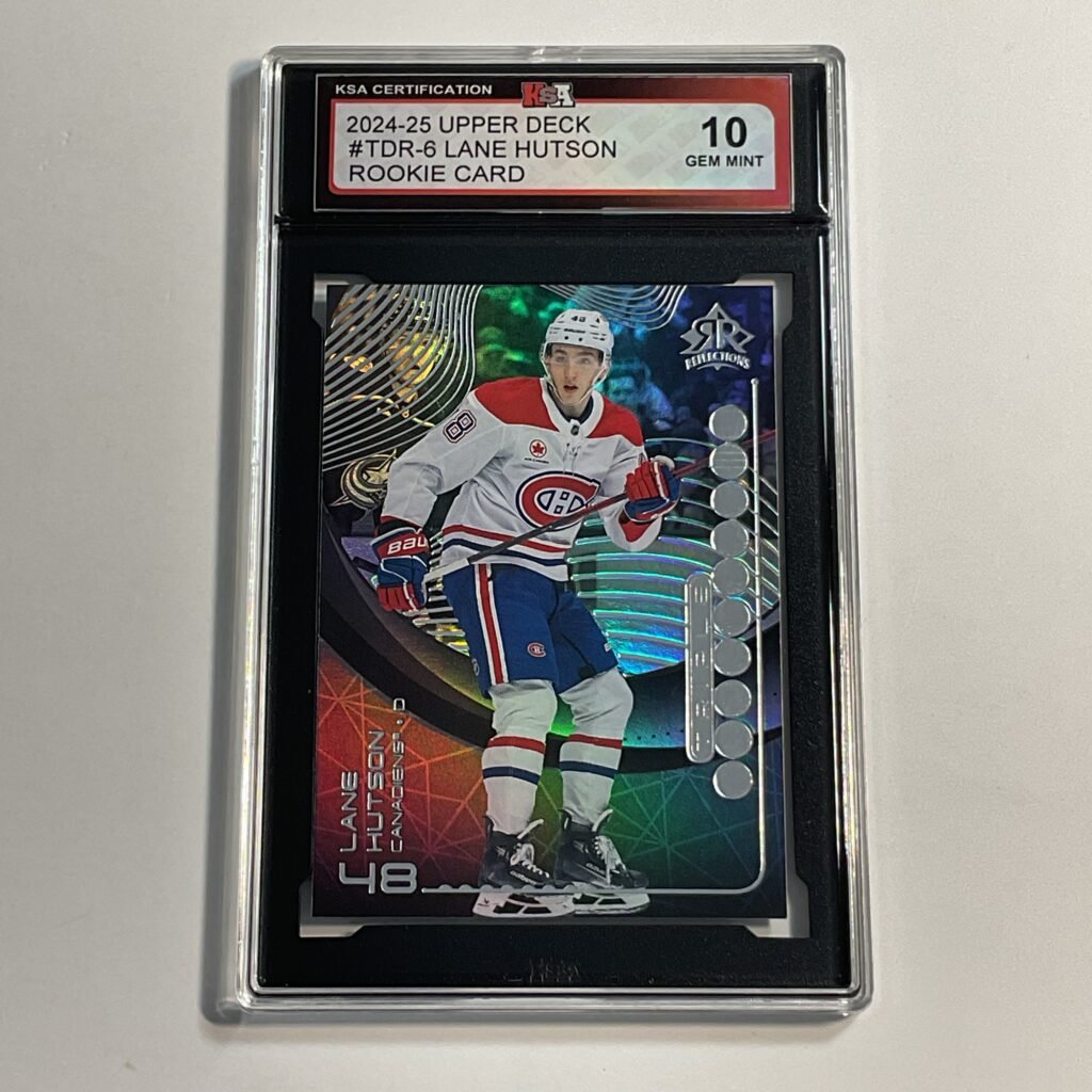 2024-25 Upper Deck Lane Hutson #TDR-6 Rookie Card KSA 10