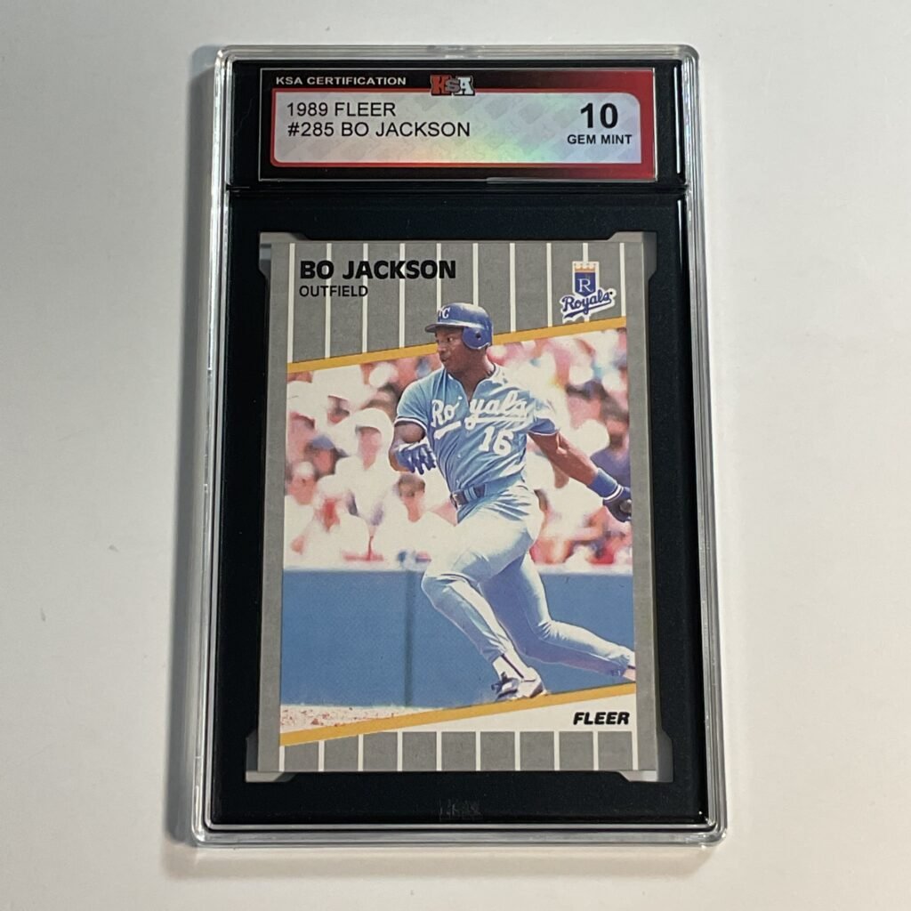 1989 Fleer Bo Jackson #285 KSA 10