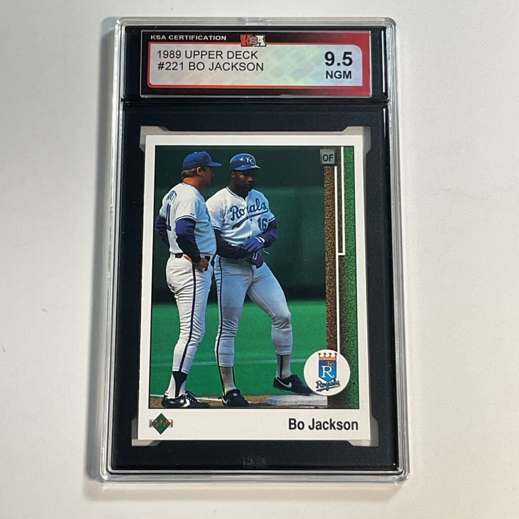 1989 Upper Deck Bo Jackson #221 KSA 9.5