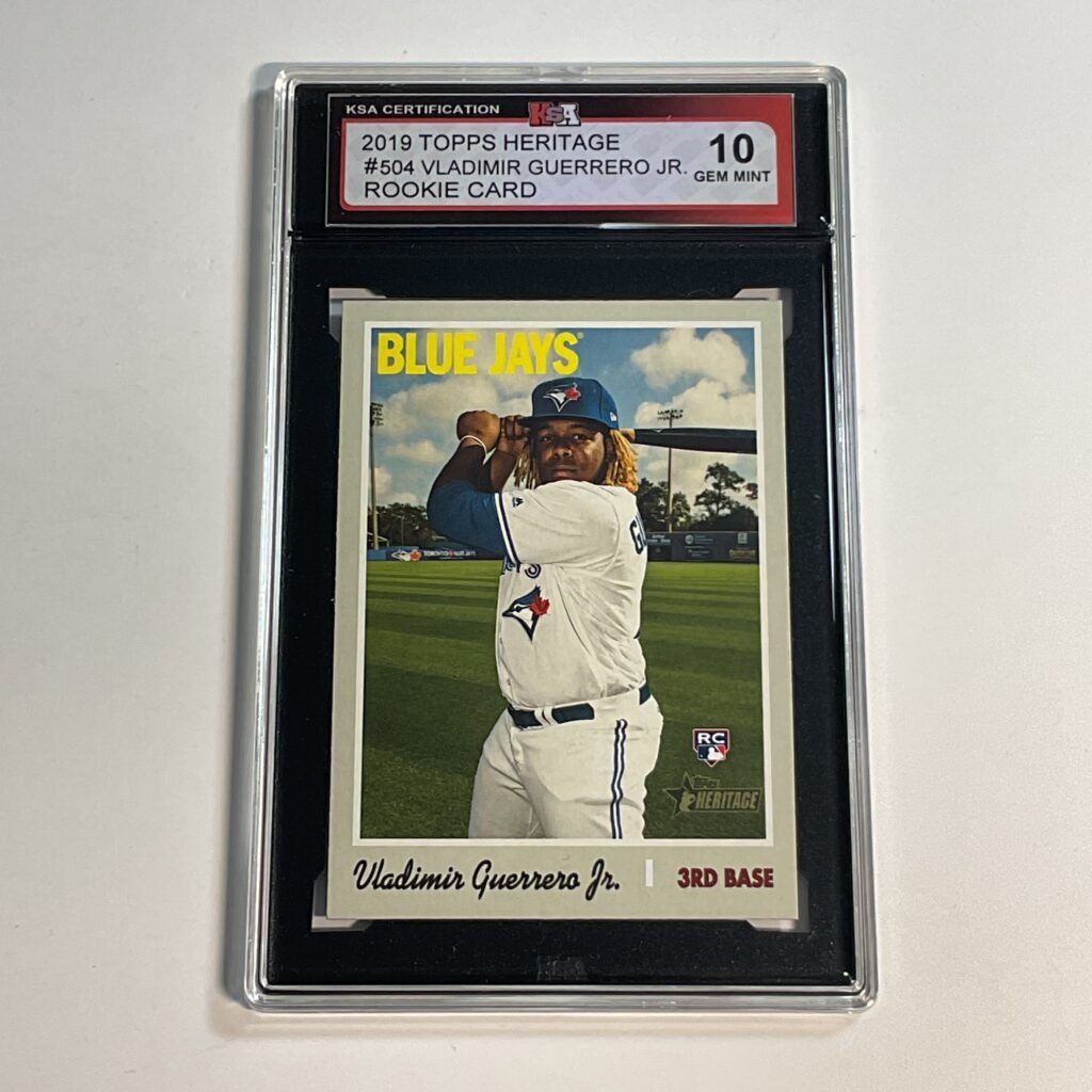 2019 Topps Heritage Vladimir Guerrero Jr. #504 Rookie Card KSA 10