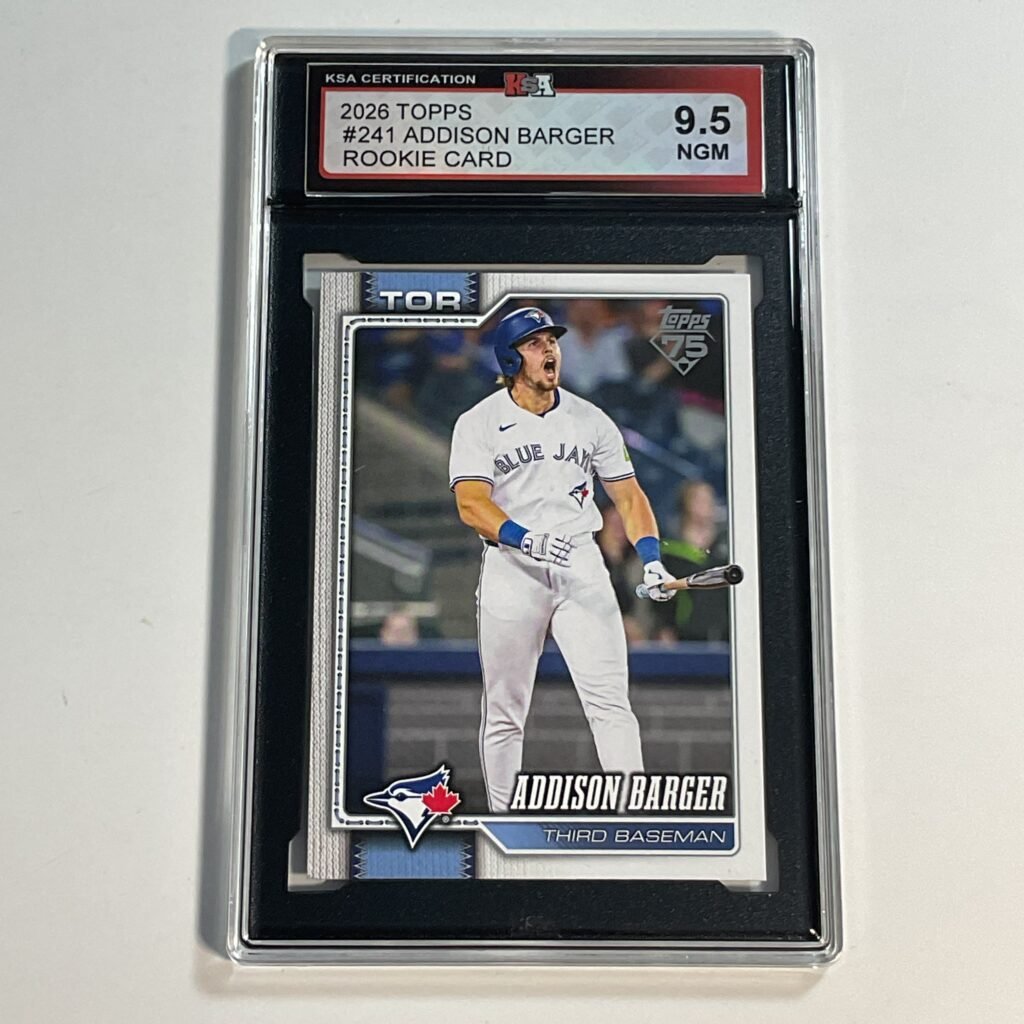 2026 Topps Addison Barger #241 Rookie Card KSA 9.5