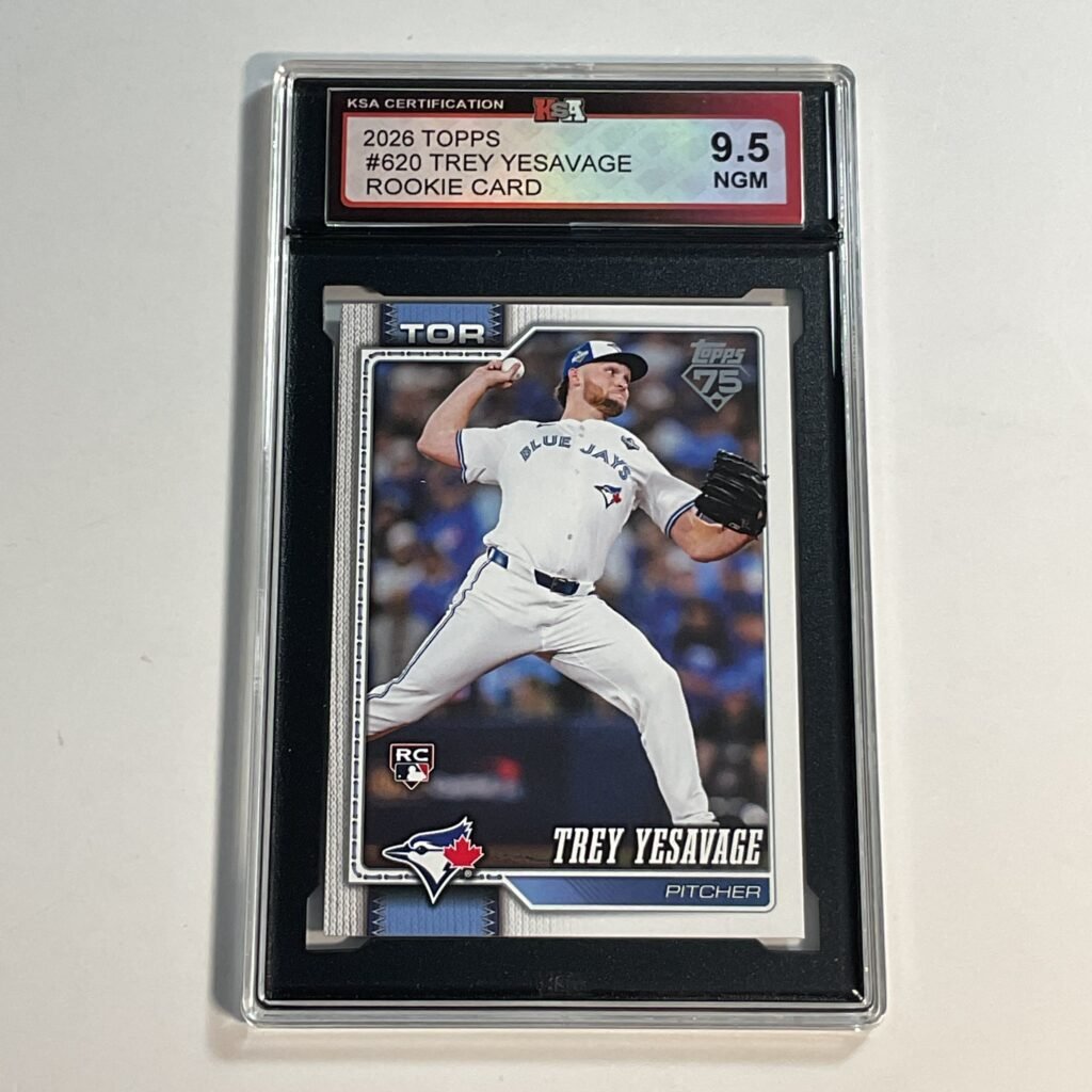 2026 Topps Trey Yesavage #620 Rookie Card KSA 9.5