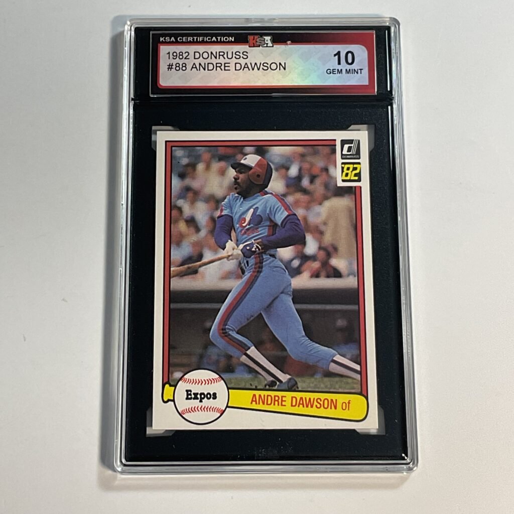 1982 Donruss Andre Dawson #88 KSA 10