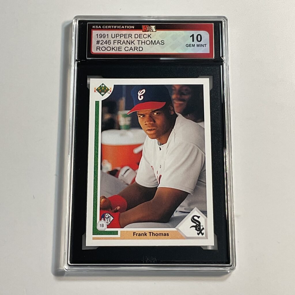 1991 Upper Deck Frank Thomas #246 Rookie Card KSA 10