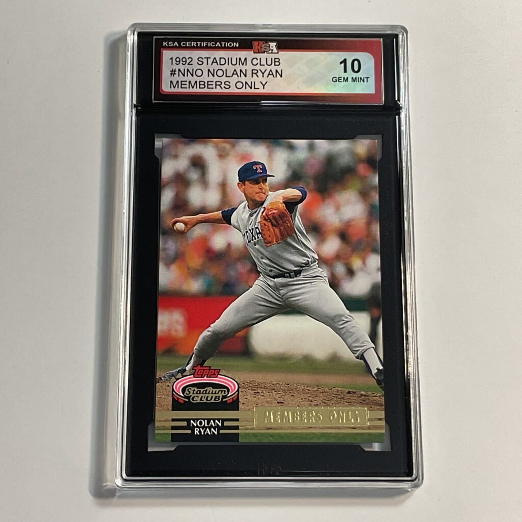 1992 Stadium Club Nolan Ryan #NNO Members Only KSA 10