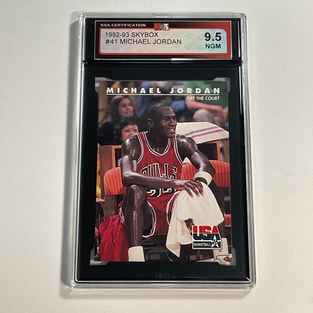 1992-93 SkyBox Michael Jordan #41 KSA 9.5