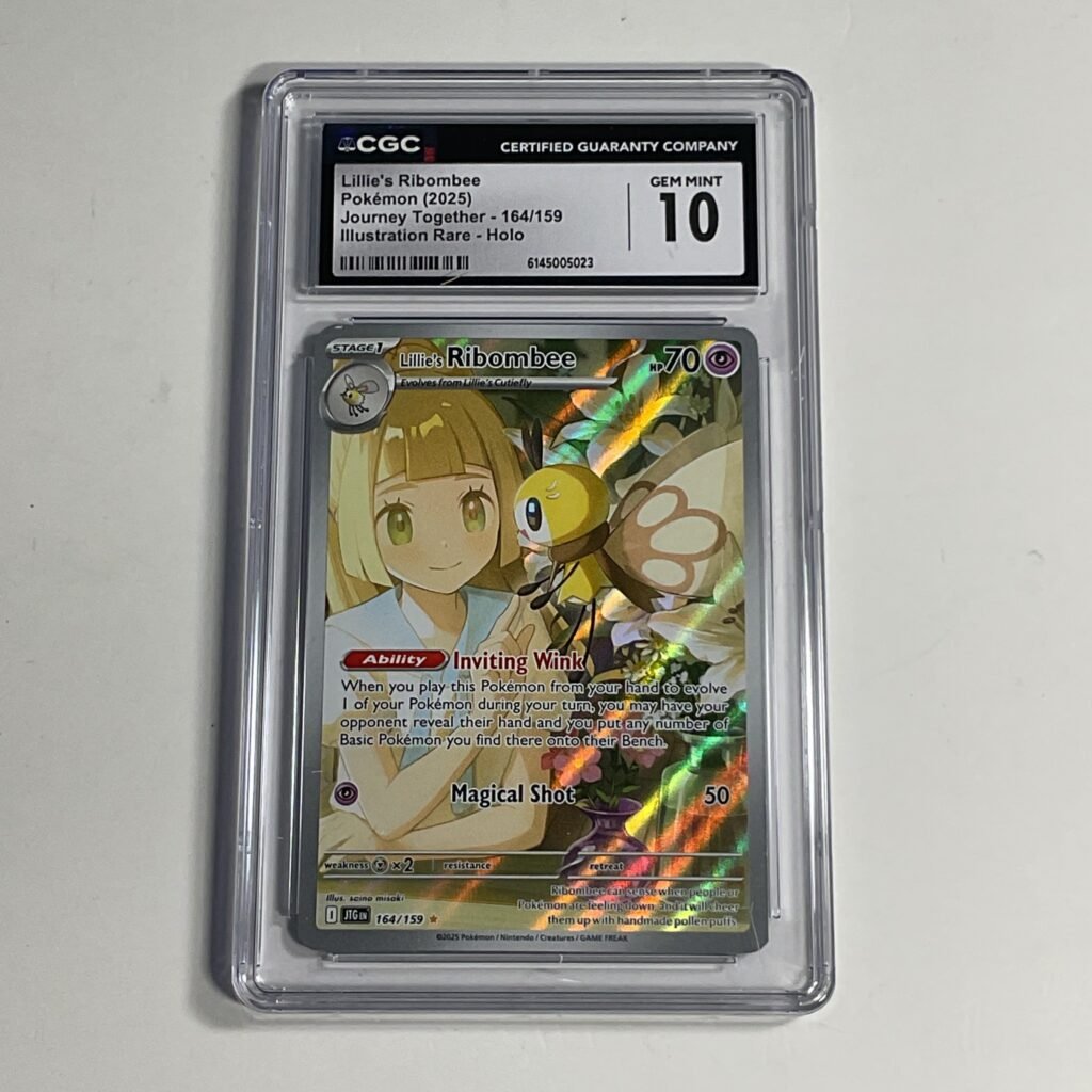 2025 Pokemon Journey Together Lillie's Ribombee #164/159 Illustration Rare - Holo CGC 10