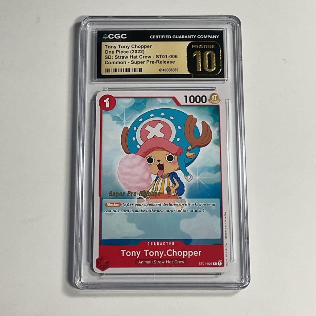 2022 One Piece SD: Straw Hat Crew Tony Tony Chopper #ST01-006 Common - Super Pre-Release CGC Pristine 10