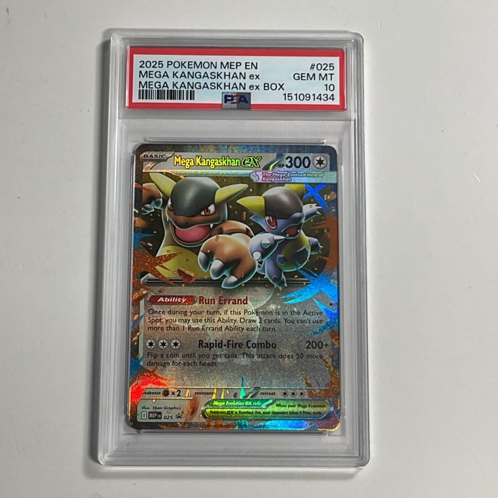 2025 Pokemon MEP EN Mega Kangaskhan ex #025 Mega Kangaskhan ex Box PSA 10