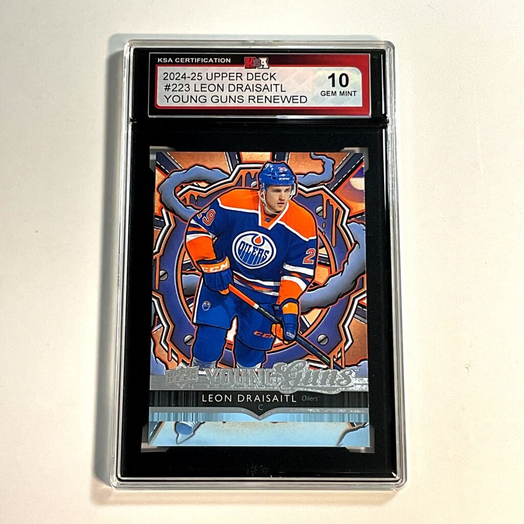 2024-25 Upper Deck Leon Draisaitl #223 Young Guns Renewed KSA 10