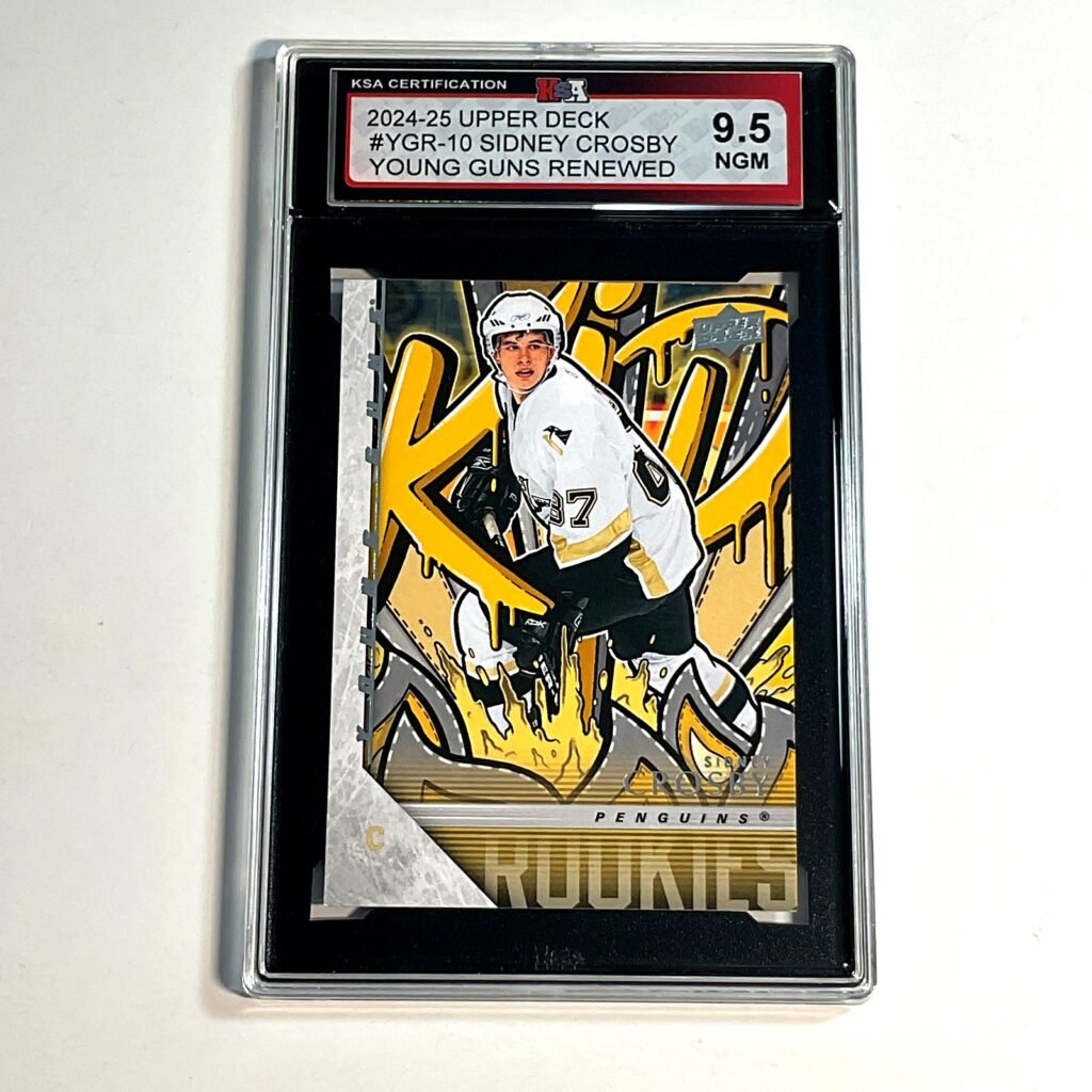 2024-25 Upper Deck Sidney Crosby #YGR-10 Young Guns Renewed KSA 9.5
