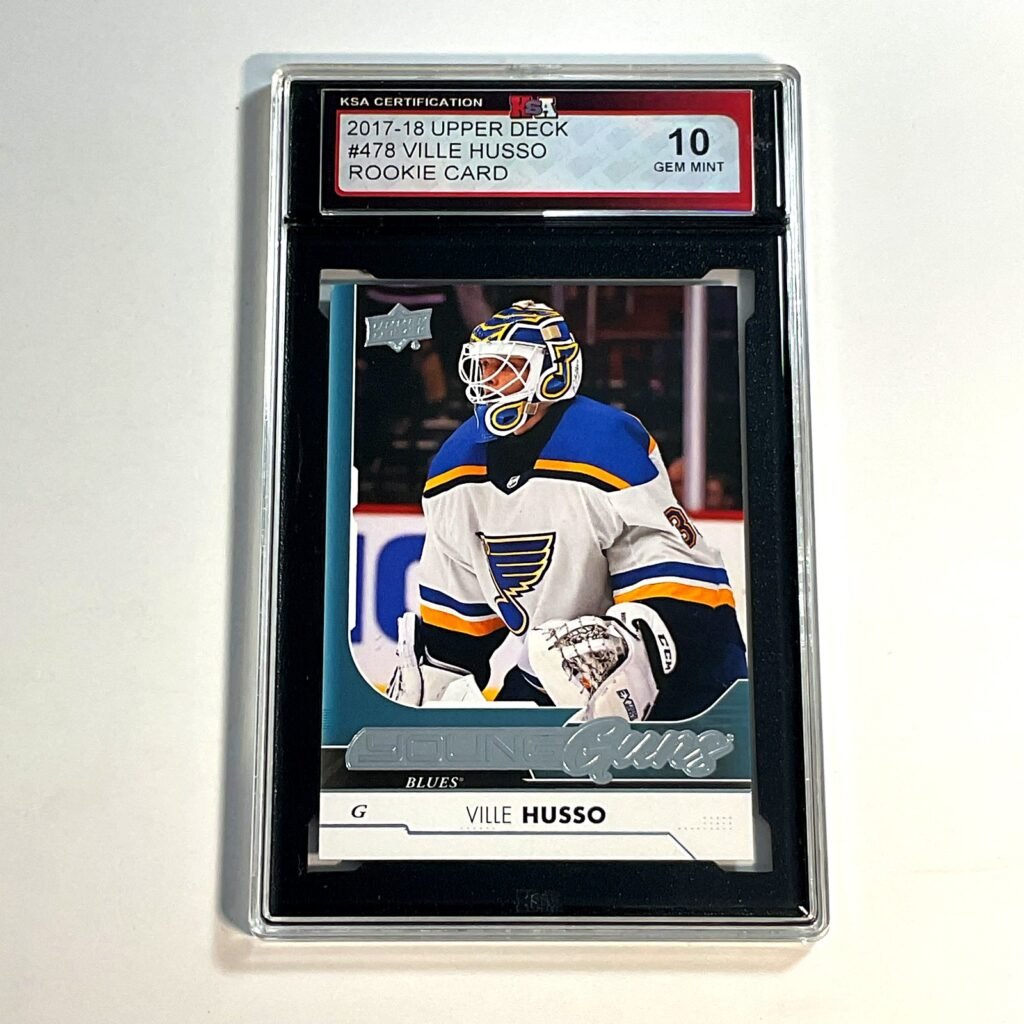 2017-18 Upper Deck Ville Husso #478 Young Guns Rookie Card KSA 10