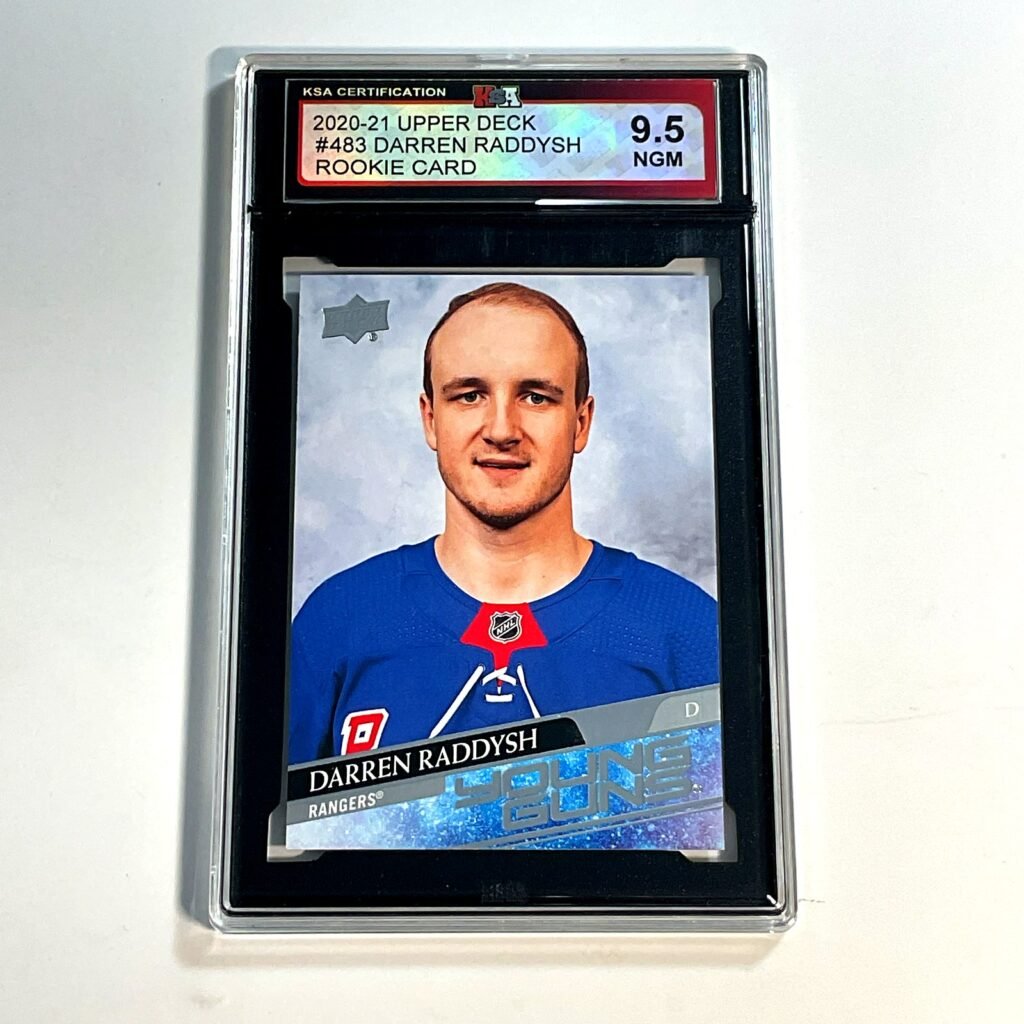 2020-21 Upper Deck Darren Raddysh #483 Young Guns Rookie Card KSA 9.5