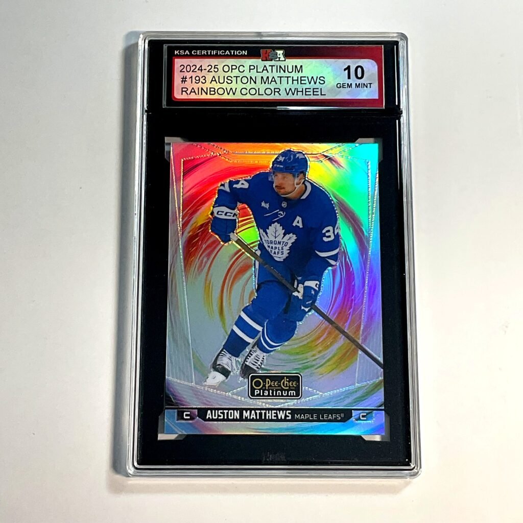 2024-25 OPC Platinum Auston Matthews #193 Rainbow Color Wheel KSA 10
