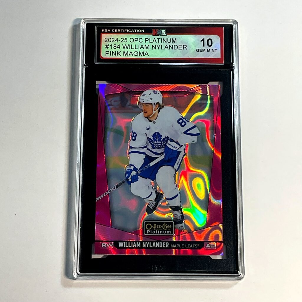 2024-25 OPC Platinum William Nylander #184 Pink Magma KSA 10
