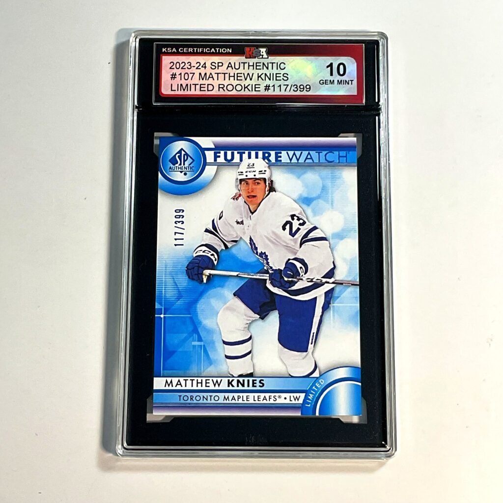 2023-24 SP Authentic Matthew Knies #107 Future Watch Limited Rookie /399 (#117) KSA 10