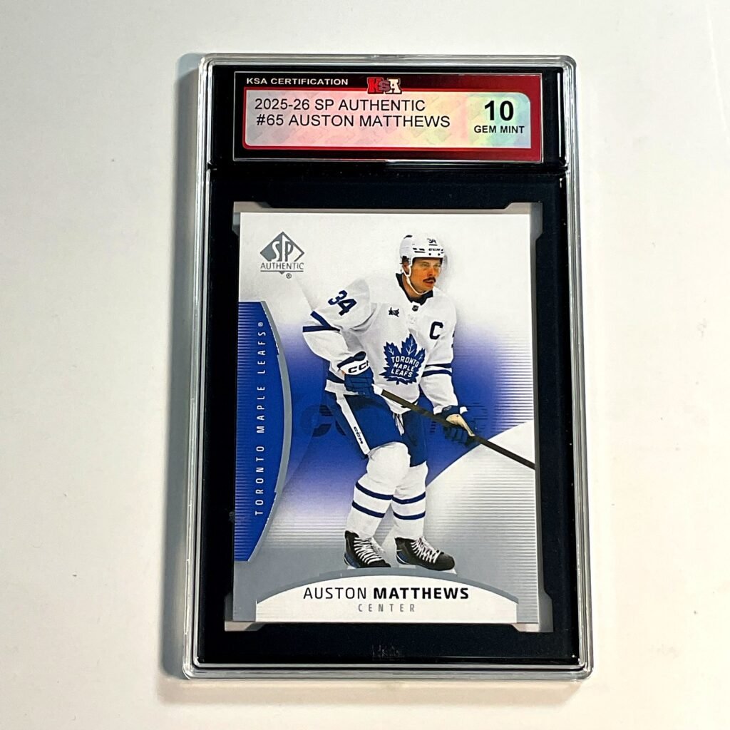 2025-26 SP Authentic Auston Matthews #65 KSA 10