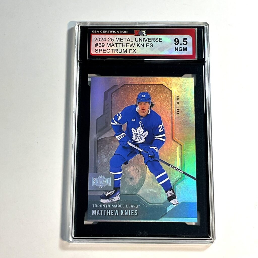 2024-25 Metal Universe Matthew Knies #69 Spectrum FX KSA 9.5