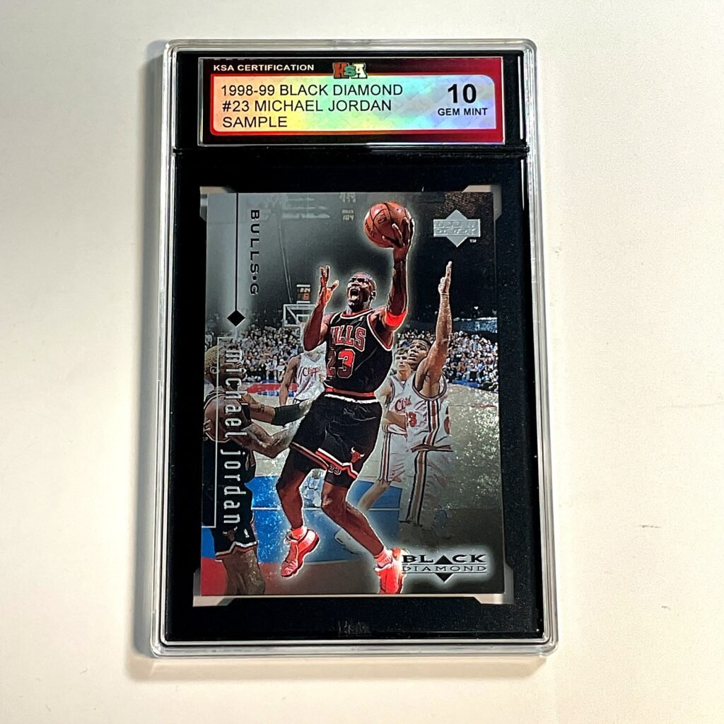 1998-99 Black Diamond Michael Jordan #23 Sample KSA 10