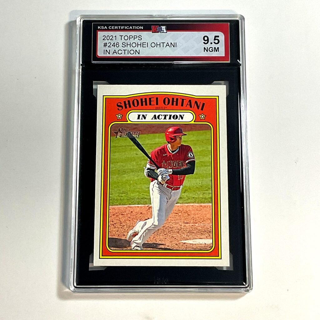 2021 Topps Shohei Ohtani #246 In Action KSA 9.5