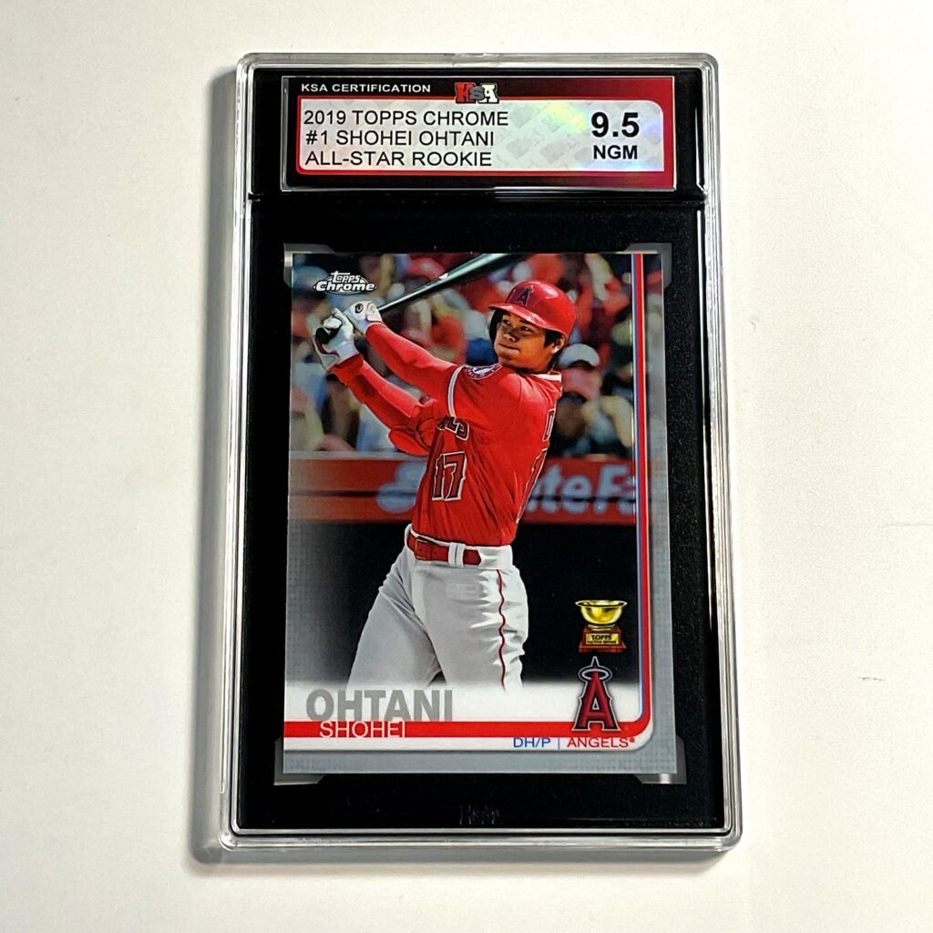 2019 Topps Chrome Shohei Ohtani #1 All-Star Rookie KSA 9.5