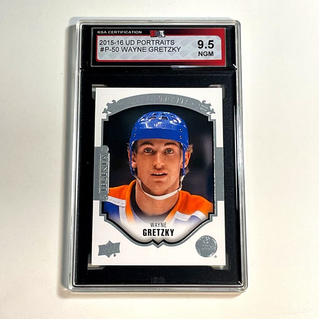 2015-16 UD Portraits Wayne Gretzky #P-50 KSA 9.5