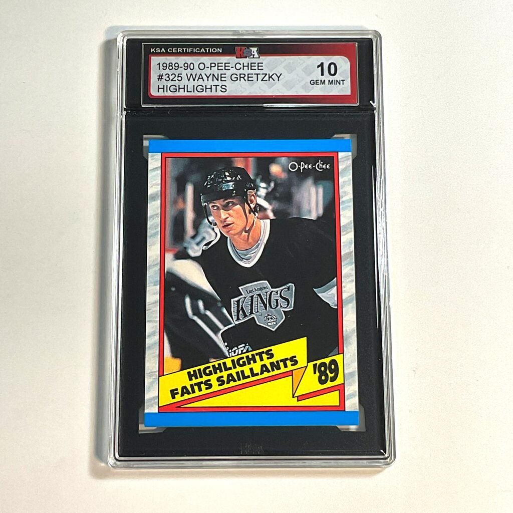 1989-90 O-Pee-Chee Wayne Gretzky #325 Highlights KSA 10