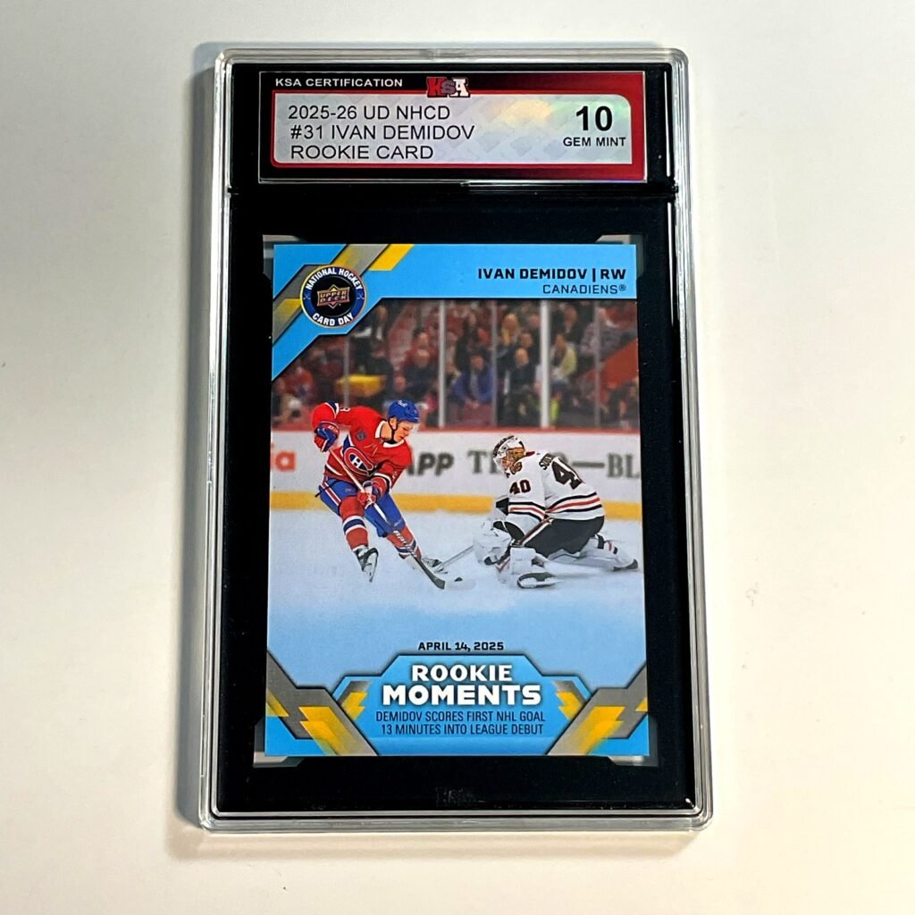 2025-26 UD NHCD Ivan Demidov #31 Rookie Card KSA 10