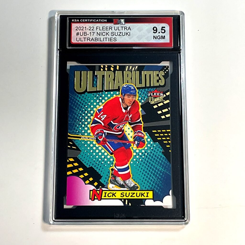 2021-22 Fleer Ultra Nick Suzuki #UB-17 Ultrabilities KSA 9.5