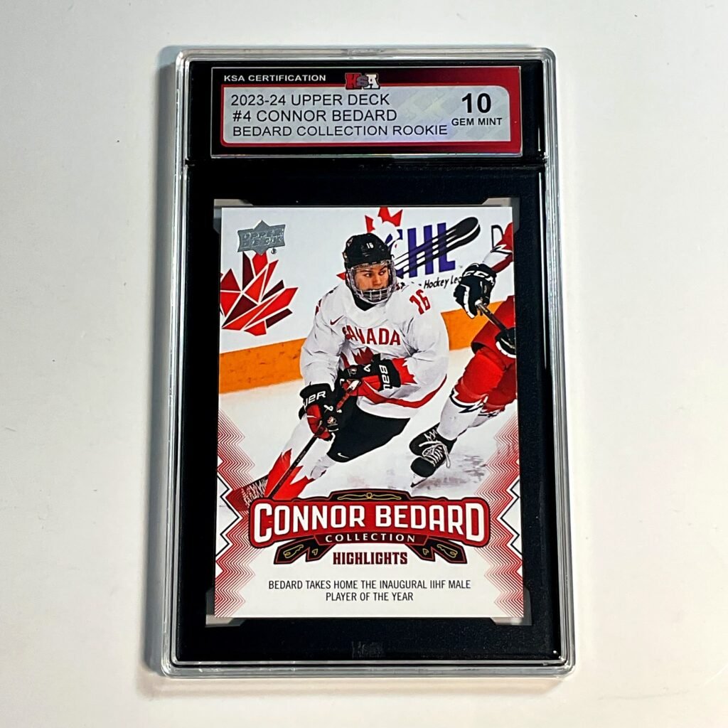 2023-24 Upper Deck Connor Bedard #4 Bedard Collection Rookie KSA 10