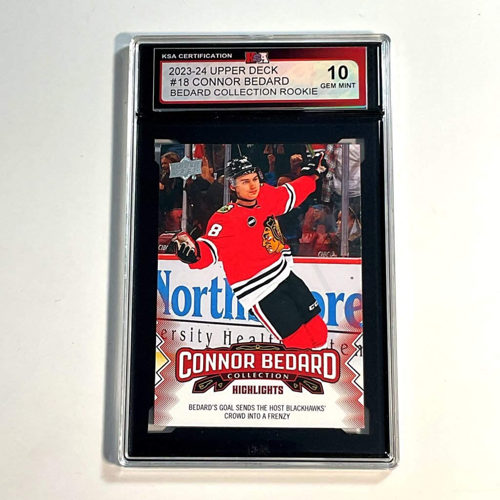 2023-24 Upper Deck Connor Bedard #18 Bedard Collection Rookie KSA 10