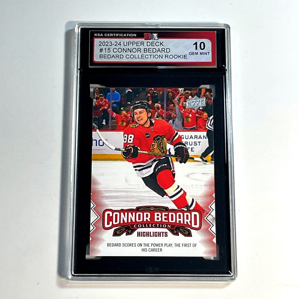 2023-24 Upper Deck Connor Bedard #15 Bedard Collection Rookie KSA 10