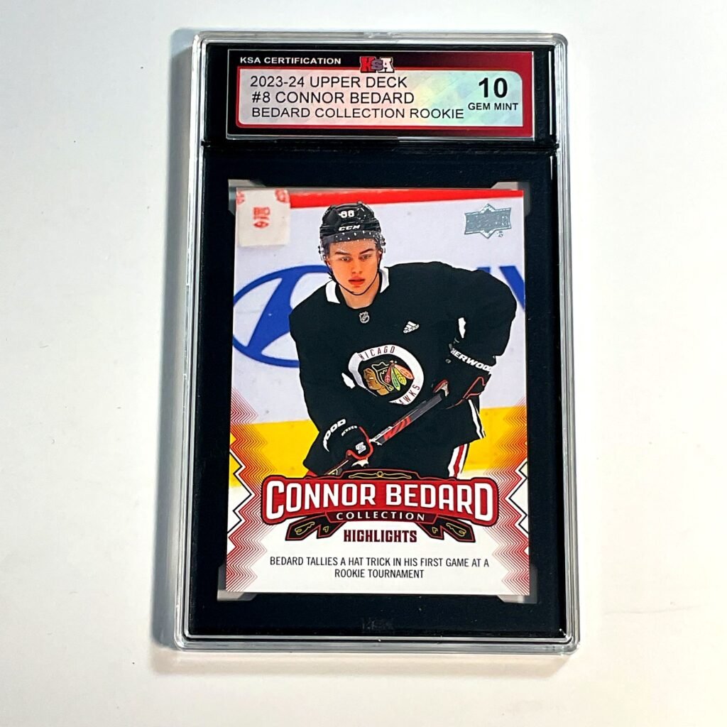 2023-24 Upper Deck Connor Bedard #8 Bedard Collection Rookie KSA 10