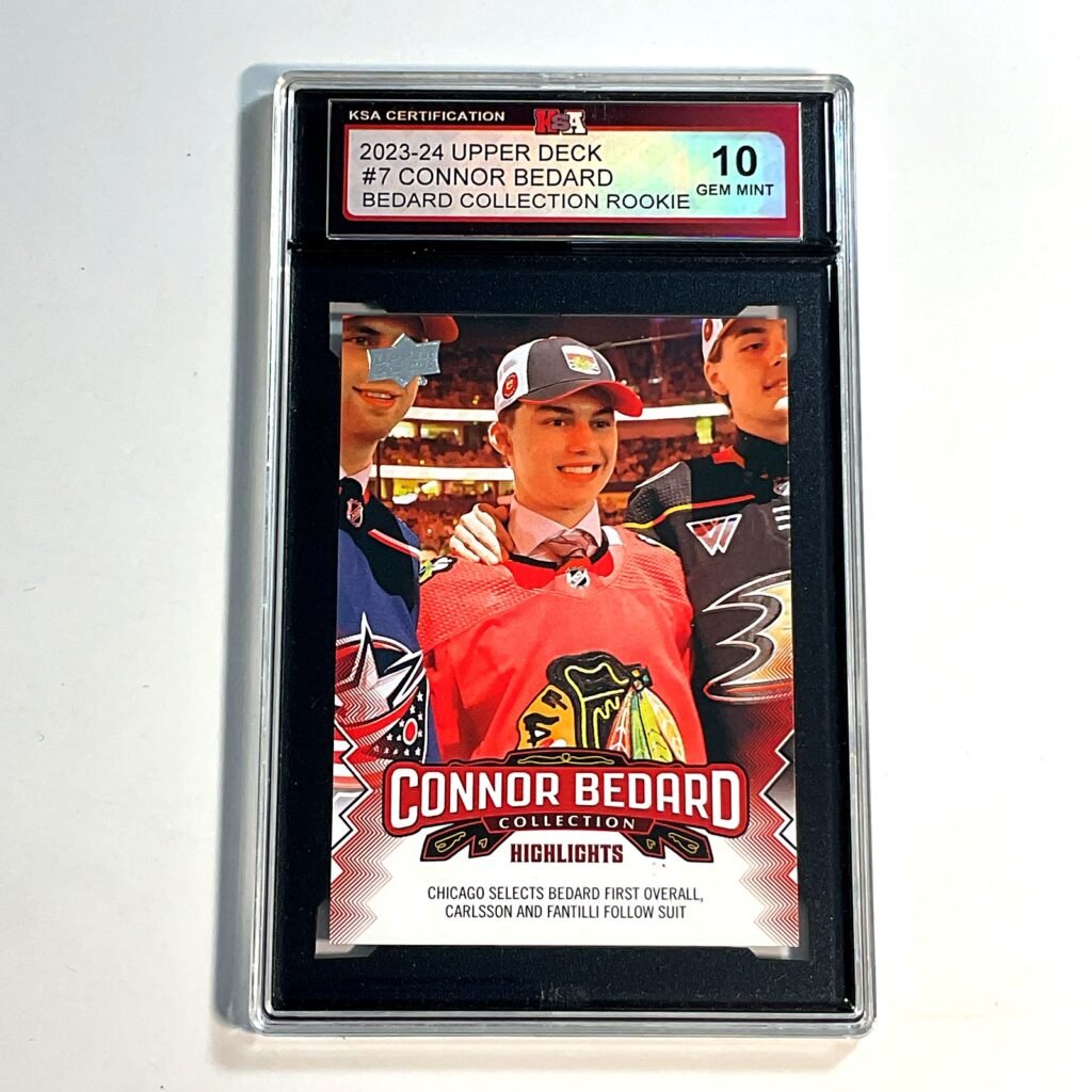 2023-24 Upper Deck Connor Bedard #7 Bedard Collection Rookie KSA 10
