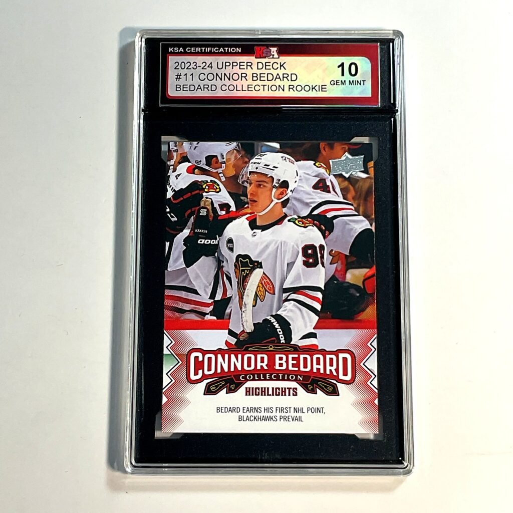 2023-24 Upper Deck Connor Bedard #11 Bedard Collection Rookie KSA 10