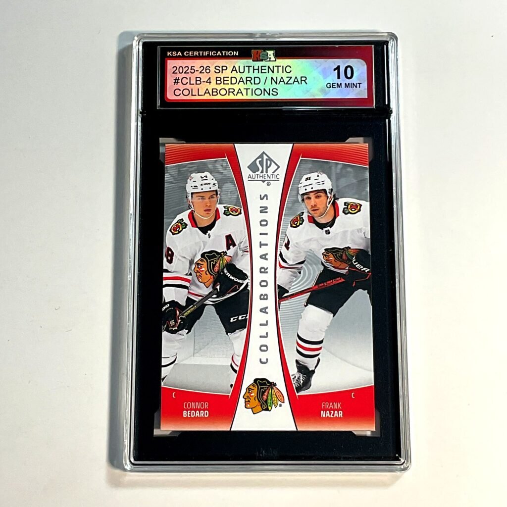 2025-26 SP Authentic Bedard / Nazar #CLB-4 Collaborations KSA 10