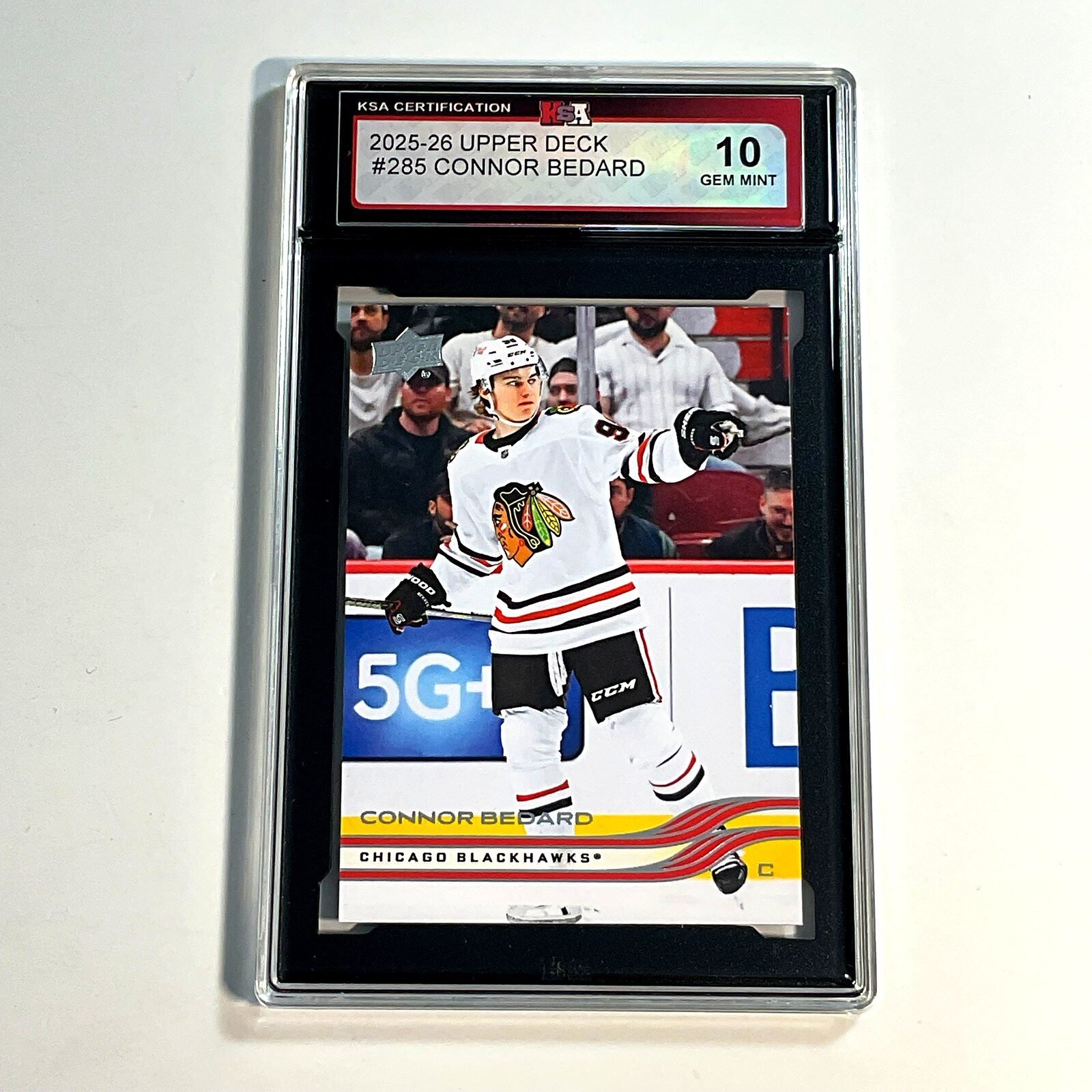 2025-26 Upper Deck Connor Bedard #285 KSA 10