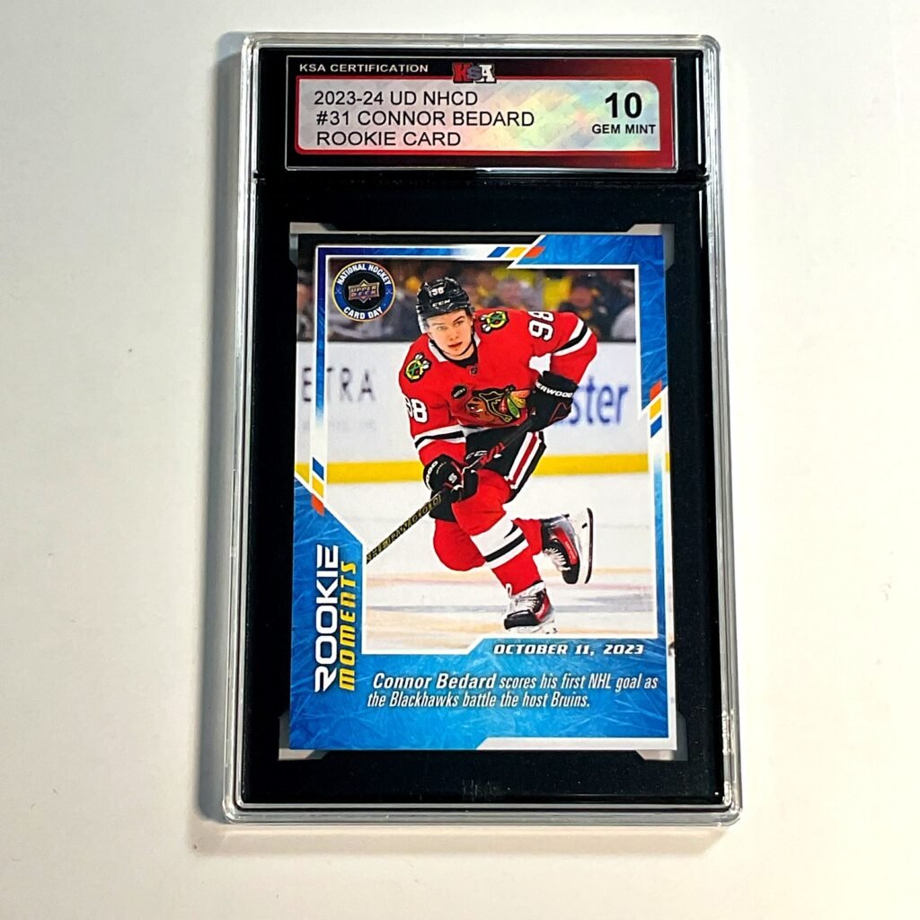 2023-24 UD NHCD Connor Bedard #31 Rookie Card KSA 10