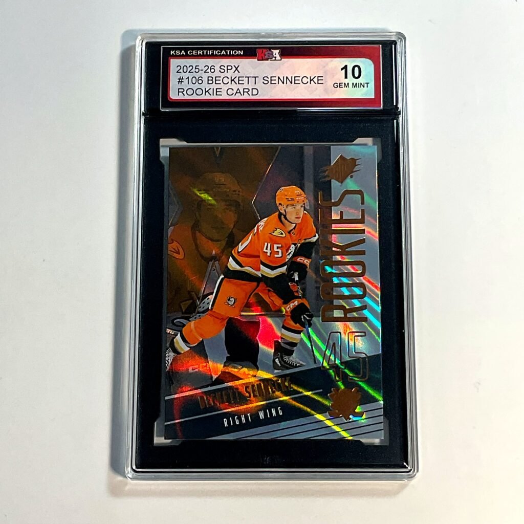 2025-26 SPx Beckett Sennecke #106 Rookie Card KSA 10